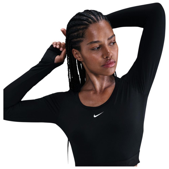 Nike Γυναικεία μακρυμάνικη μπλούζα Pro Dri-FIT Cropped Long-Sleeve Top Nike Γυναικεία μακρυμάνικη μπλούζα Pro Dri-FIT Cropped Long-Sleeve Top